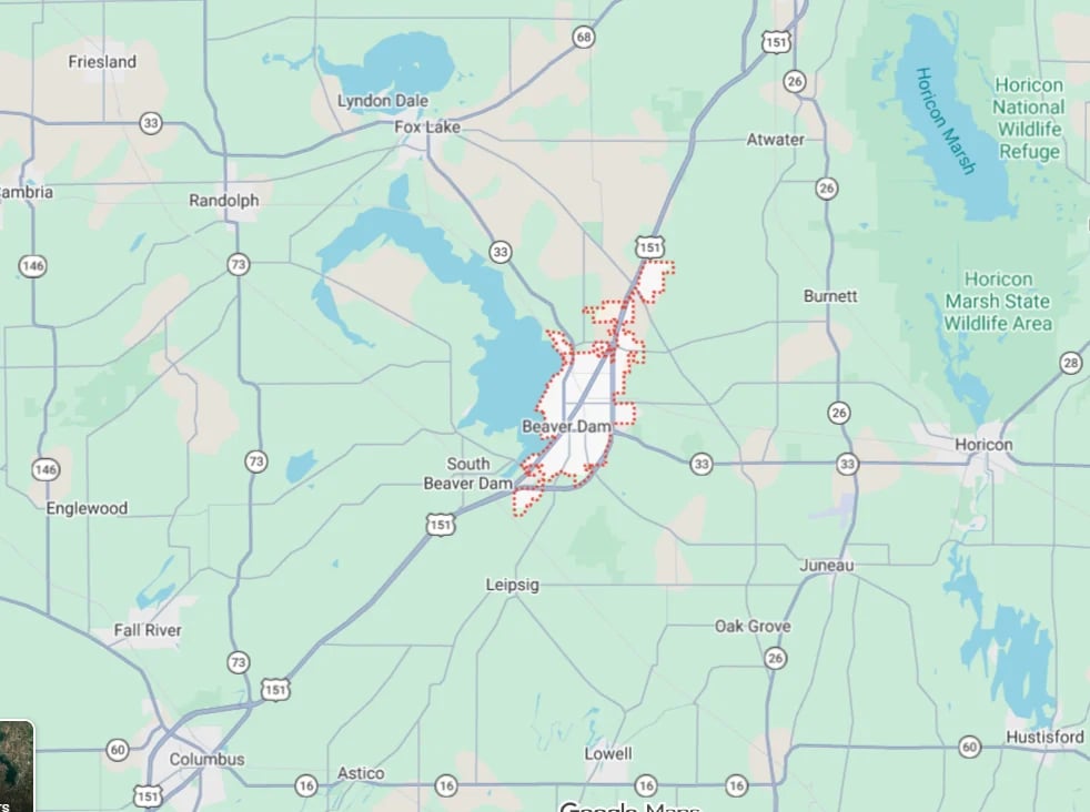 Topographic map of north-central Oklahoma showing towns, highways, lakes, and wildlife areas